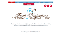 Desktop Screenshot of freshperspectivesseminars.org